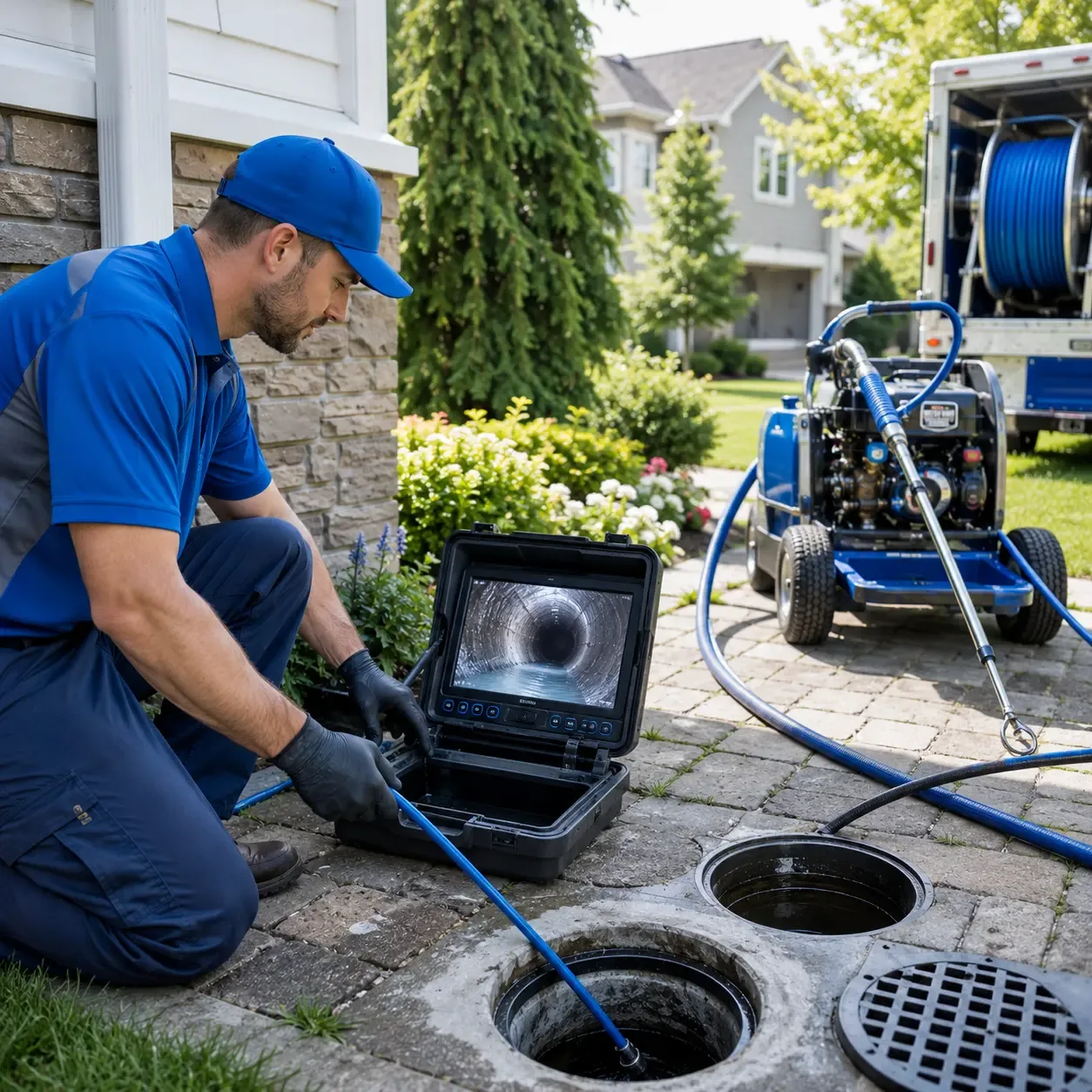 Outdoor drain cleaning professionals serving Hopedale, IL